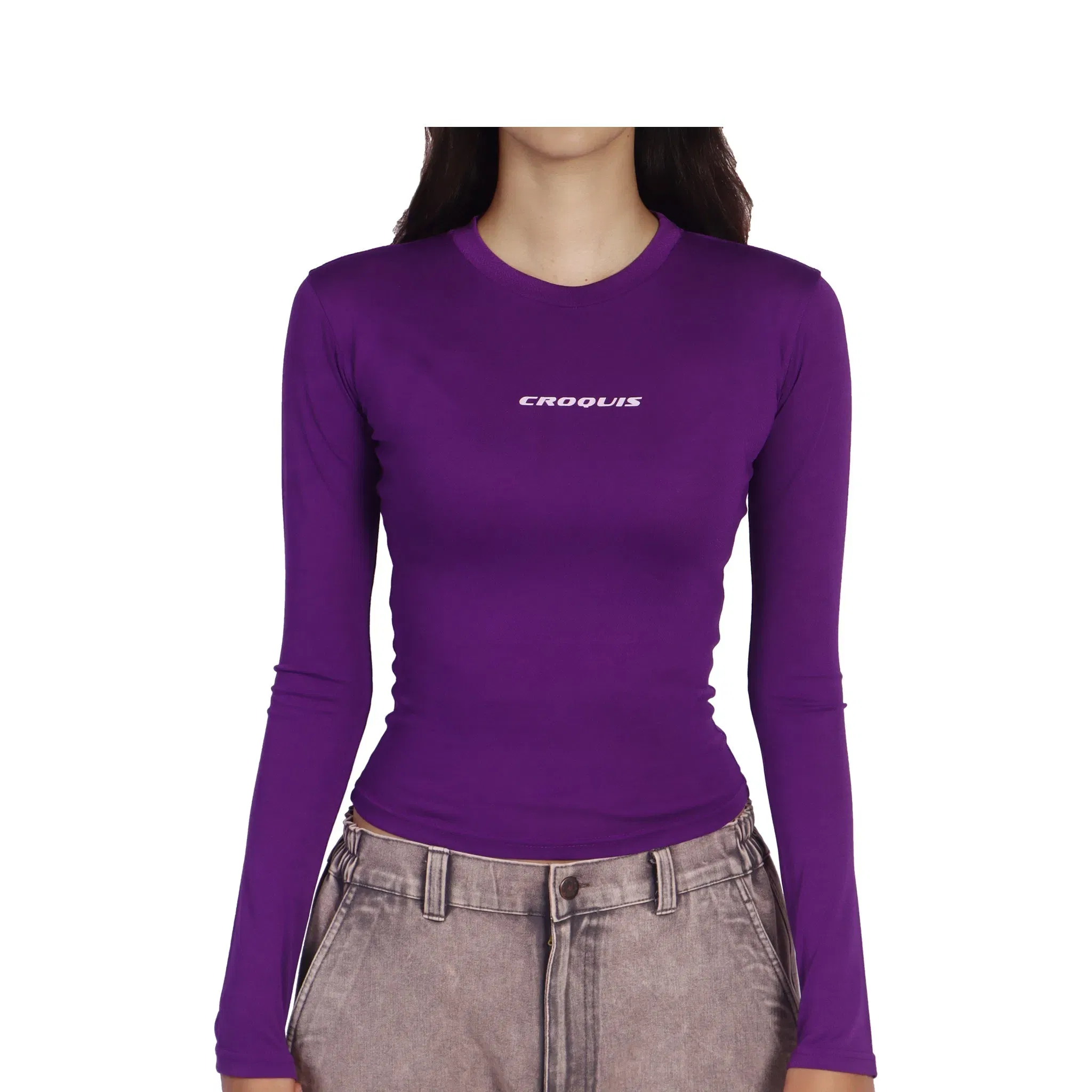 BODYCON PURPLE TOP