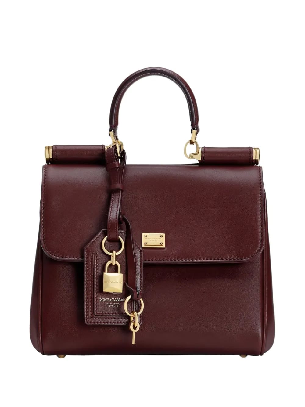 medium My Sicily padlock-embellished leather handbag