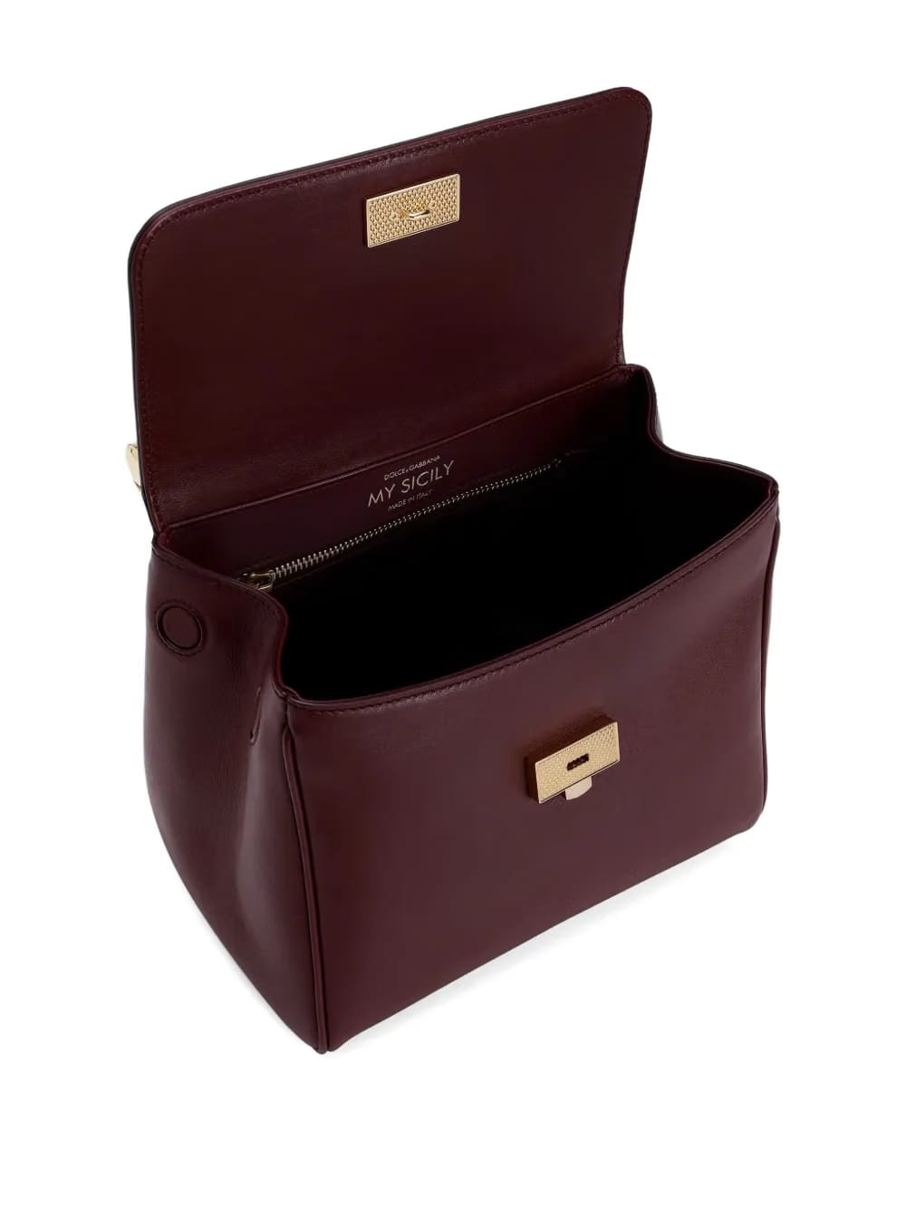 medium My Sicily padlock-embellished leather handbag