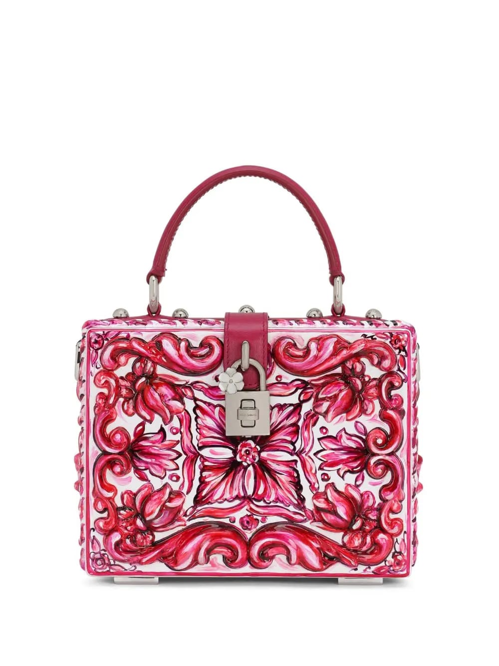 Dolce Box Majolica-print shoulder bag