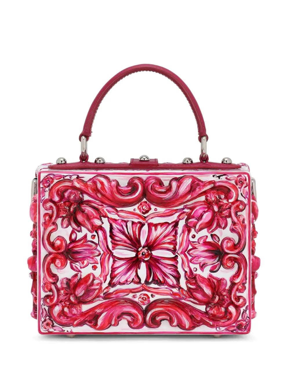 Dolce Box Majolica-print shoulder bag