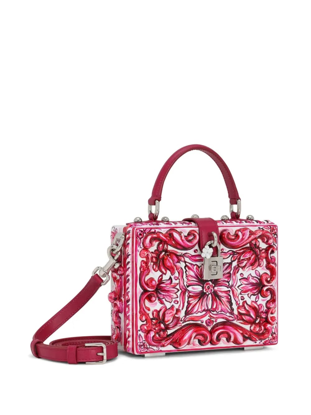 Dolce Box Majolica-print shoulder bag