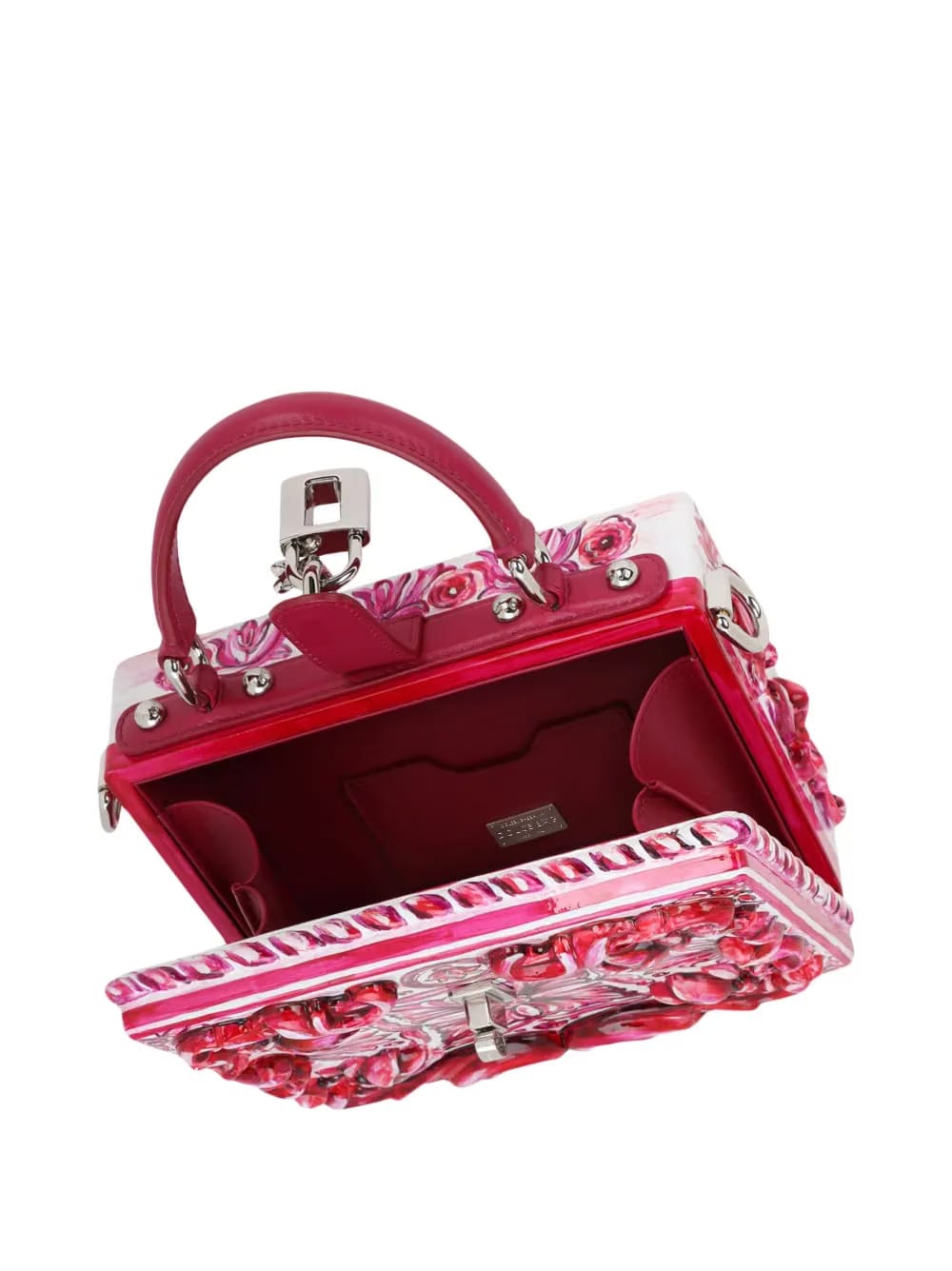 Dolce Box Majolica-print shoulder bag