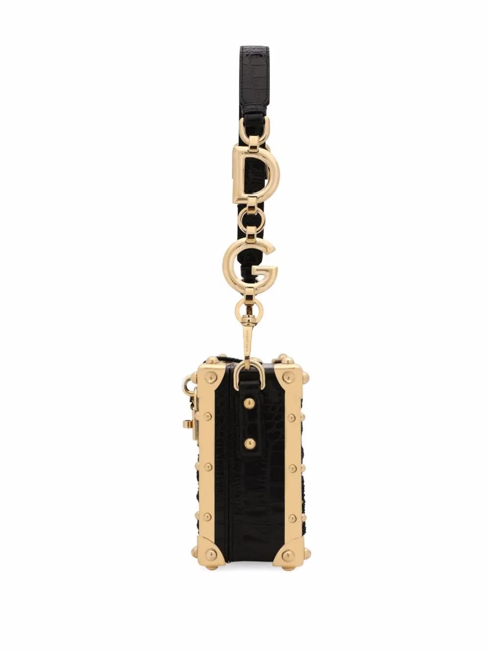 Satin Dolce Box top-handle bag