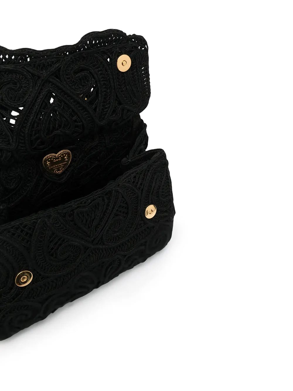 small Sicily lace top-handle bag