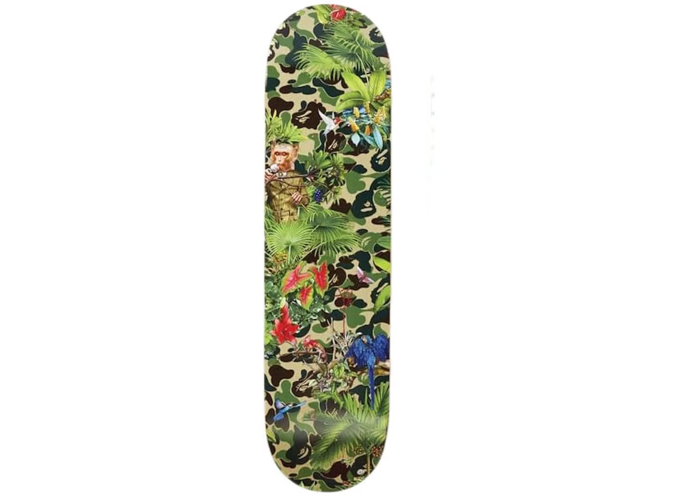 Monkey 47 X A Bathing Ape Abc Camo Skateboard Deck Green