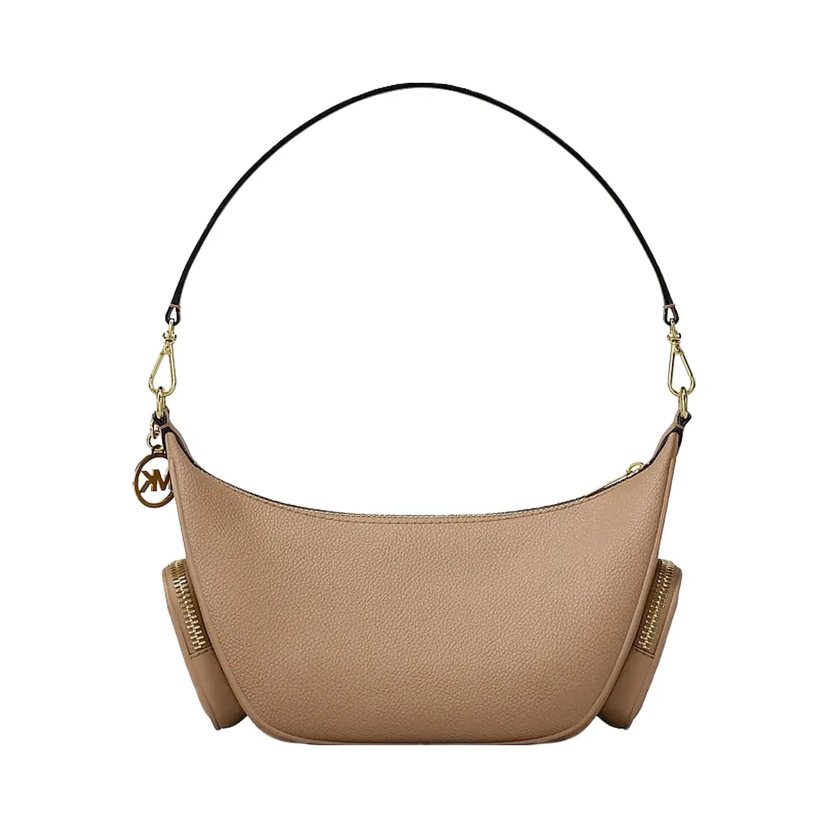 Michael Kors Merritt Small Pebbled Leather Crossbody Bag Camel