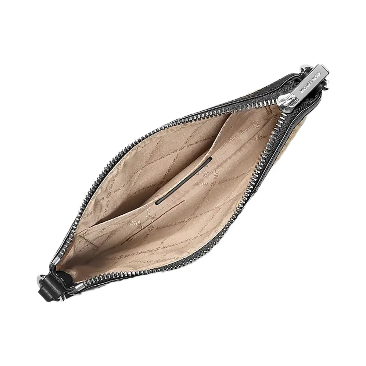 Michael Kors Jet Set Travel Small Woven Wristlet Black