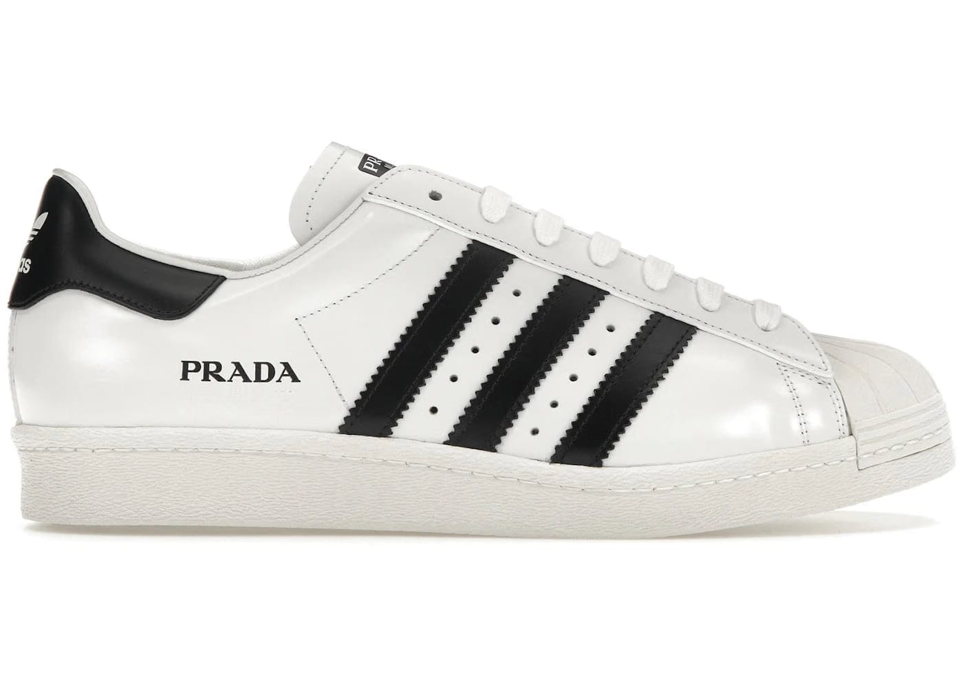 Adidas Superstar Prada White Black