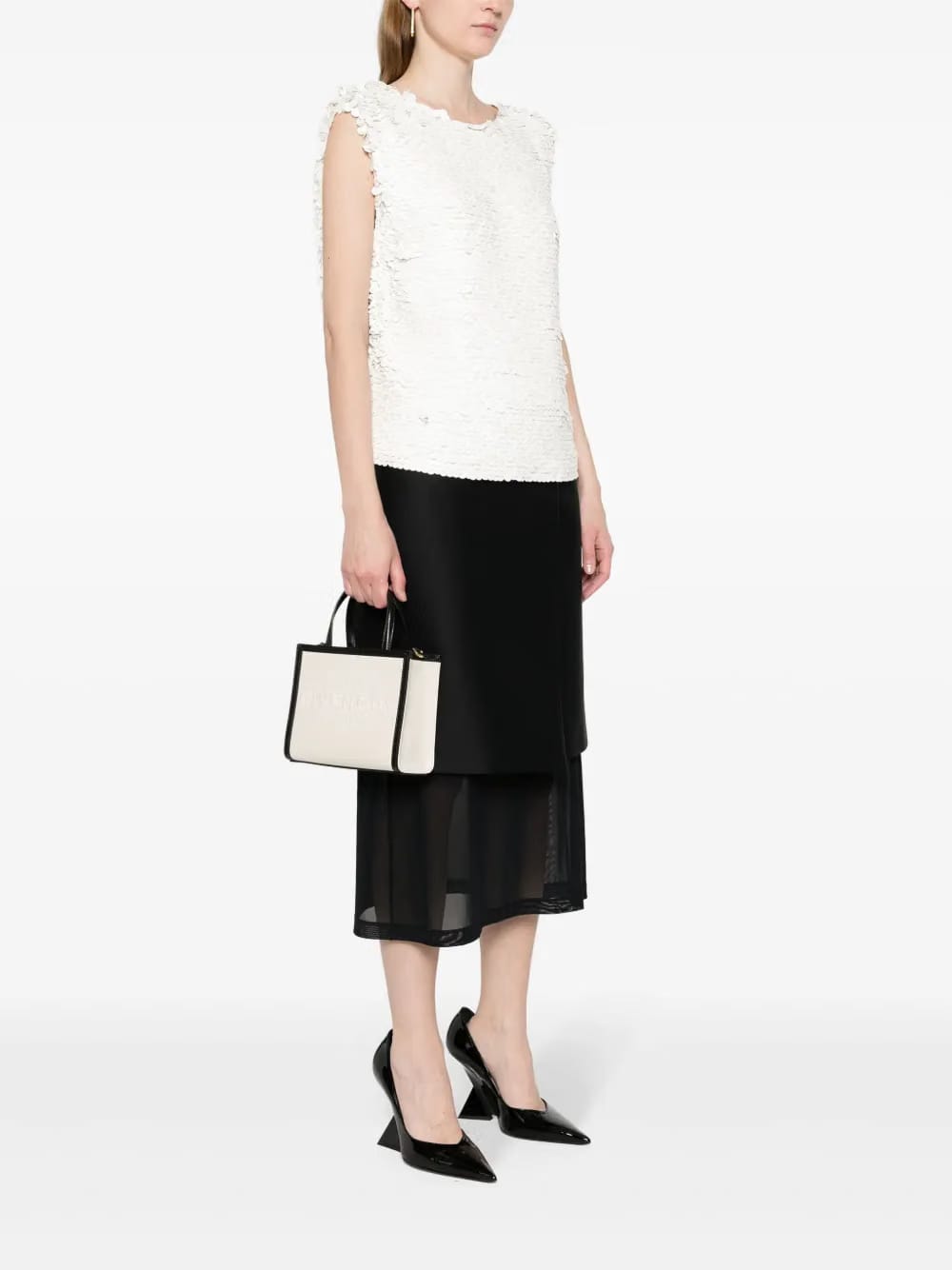 G Tote canvas mini bag