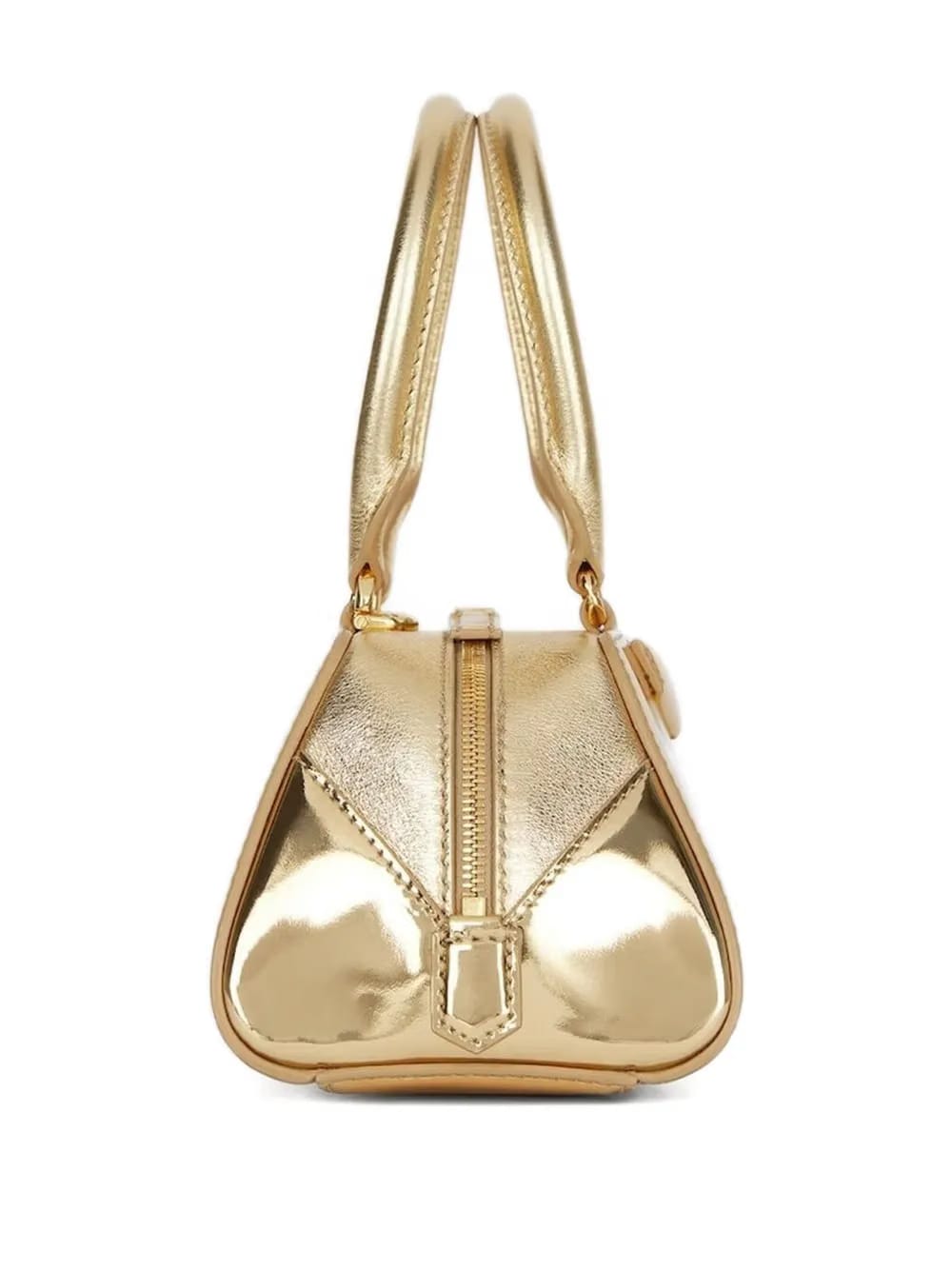 mini Antigona East-West metallic tote bag