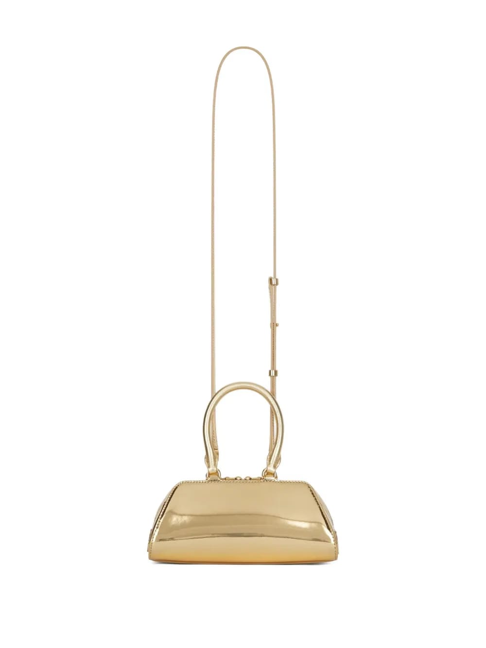 mini Antigona East-West metallic tote bag