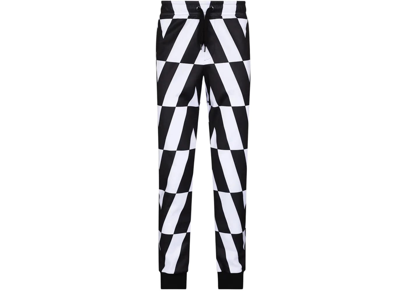 Valentino Optical Tapered Track Pants Black