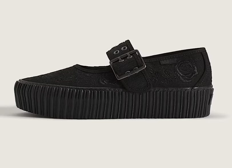 Mary Jane Creeper Shoe Spooky Black