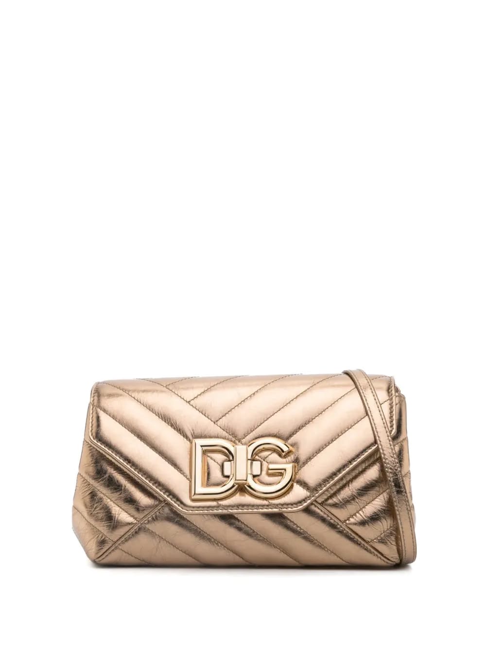 logo-plaque quilted leather shoulder bag