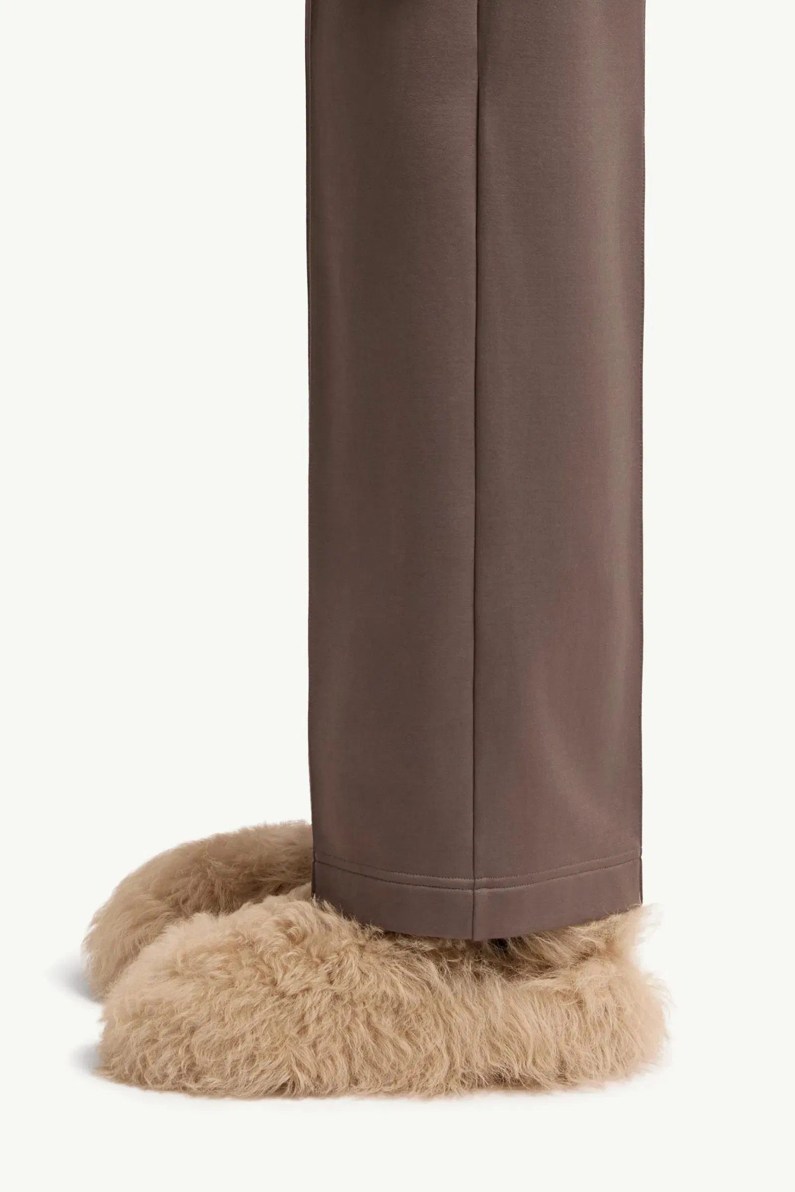Moncler Technical Fleece Sweatpants Taupe Taupe