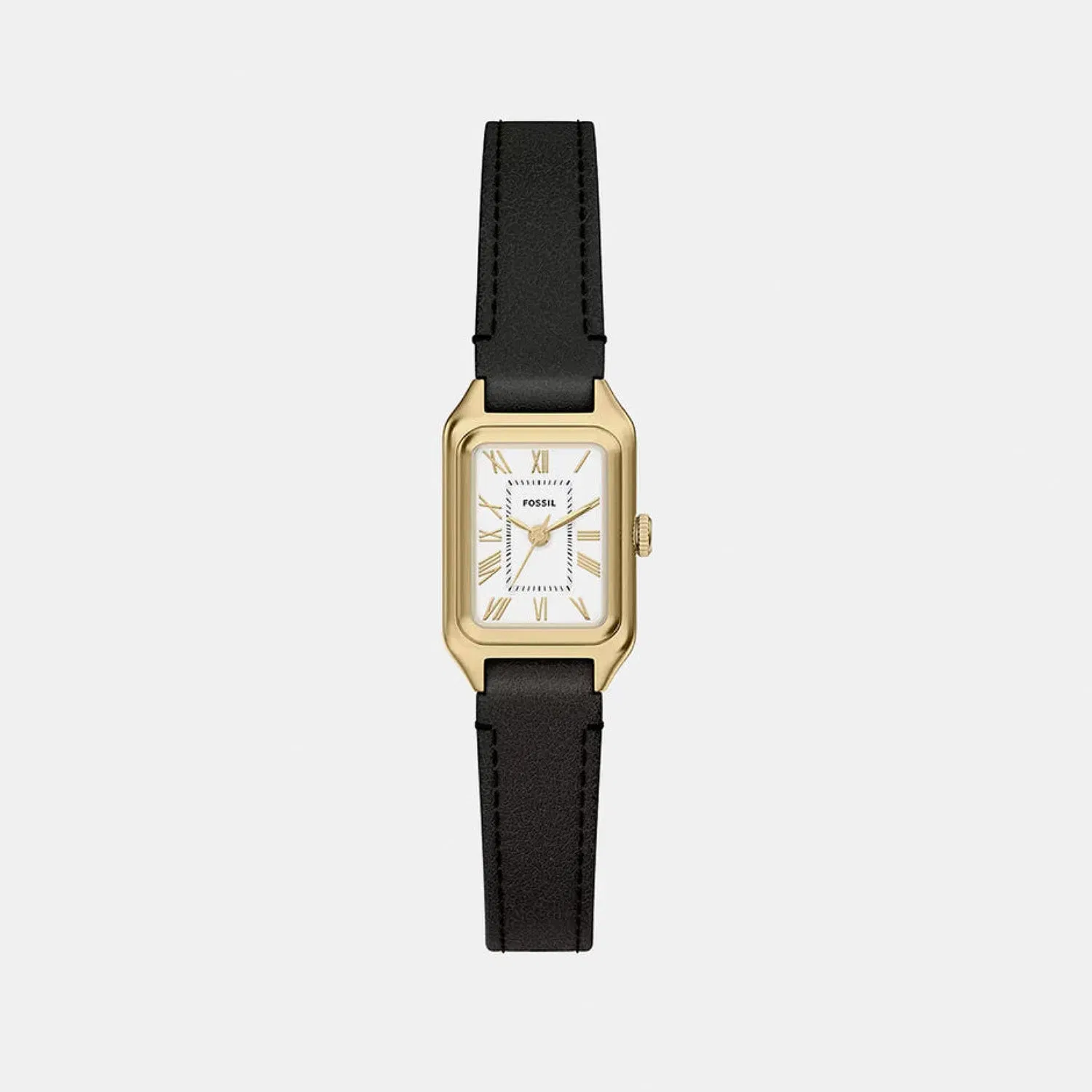 Fossil Women Quartz White Dial Analog Leather Watch Es5470