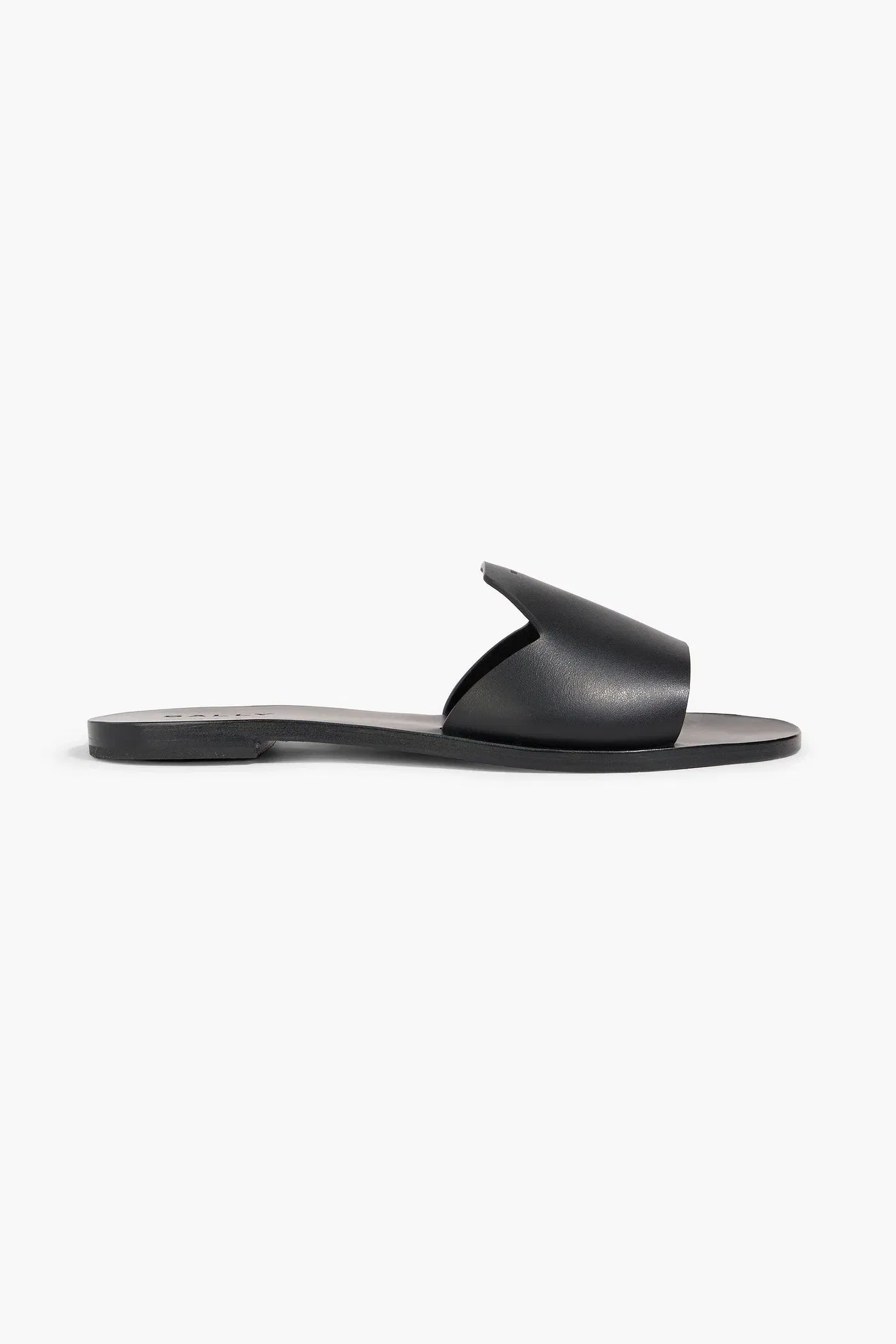 Bally Positano Leather Slides Black Women's