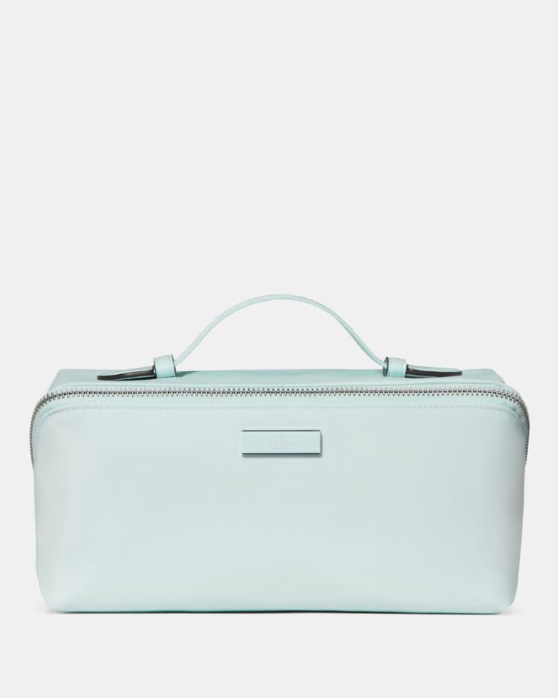 KateSpade Carter Nylon Travel Cosmetic Pouch Crisp Sky