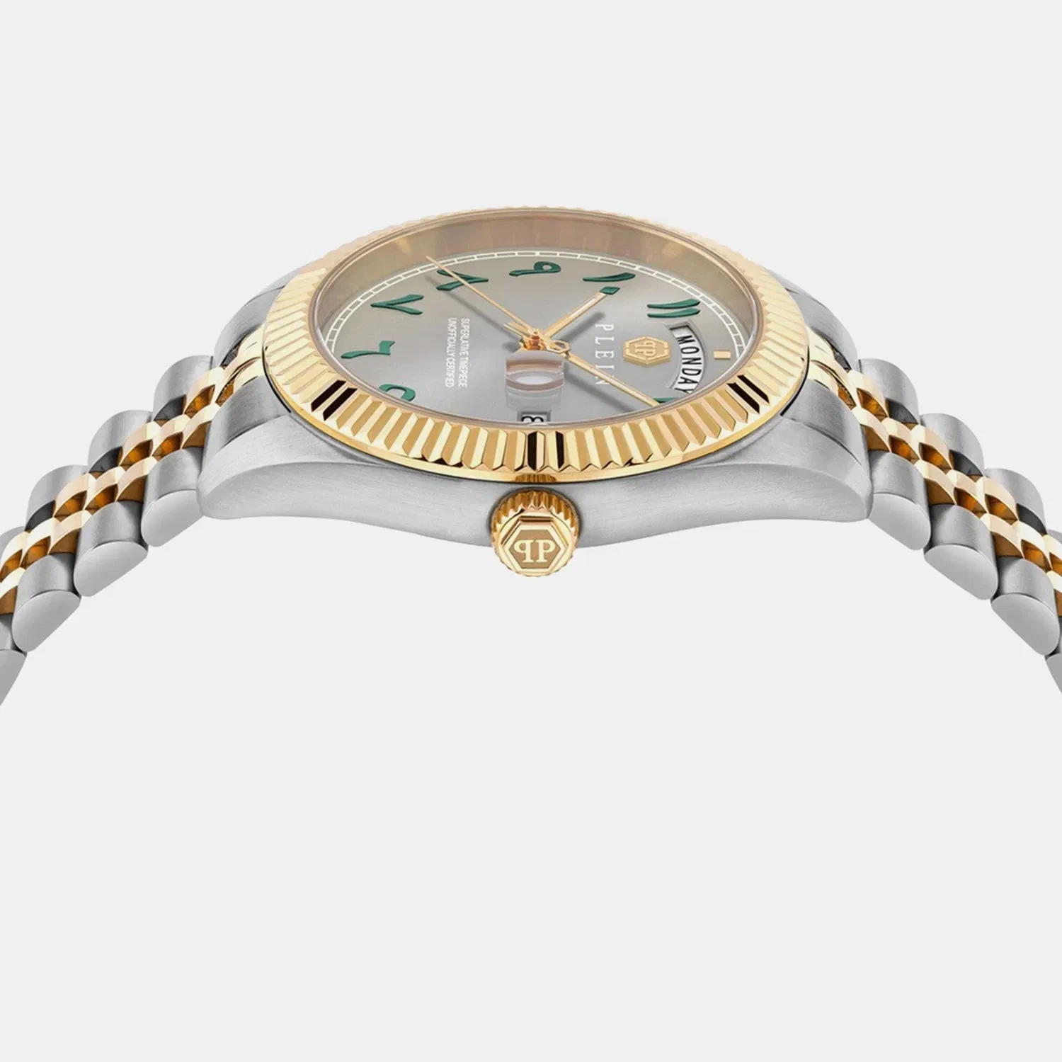 Philipp Plein Men Quartz Grey Dial Analog Stainless Steel Watch Pwpna0926