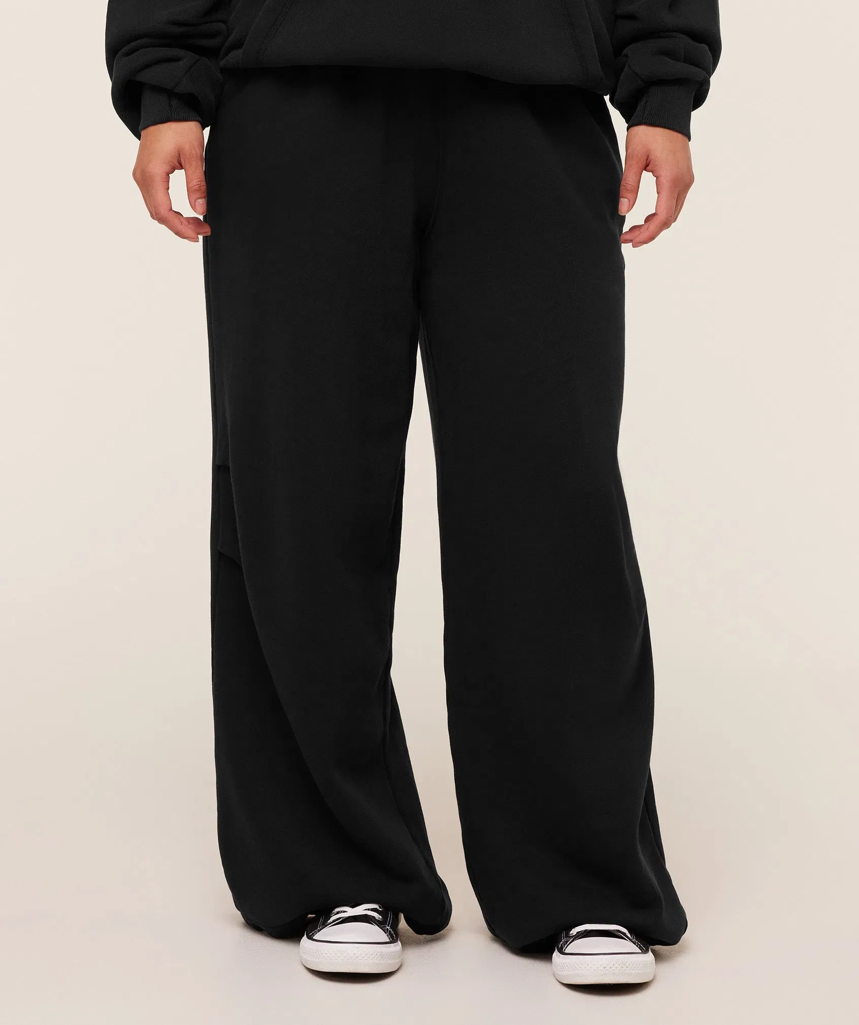 Women's Gymshark Pump Cover Structured Fleece Pants Black