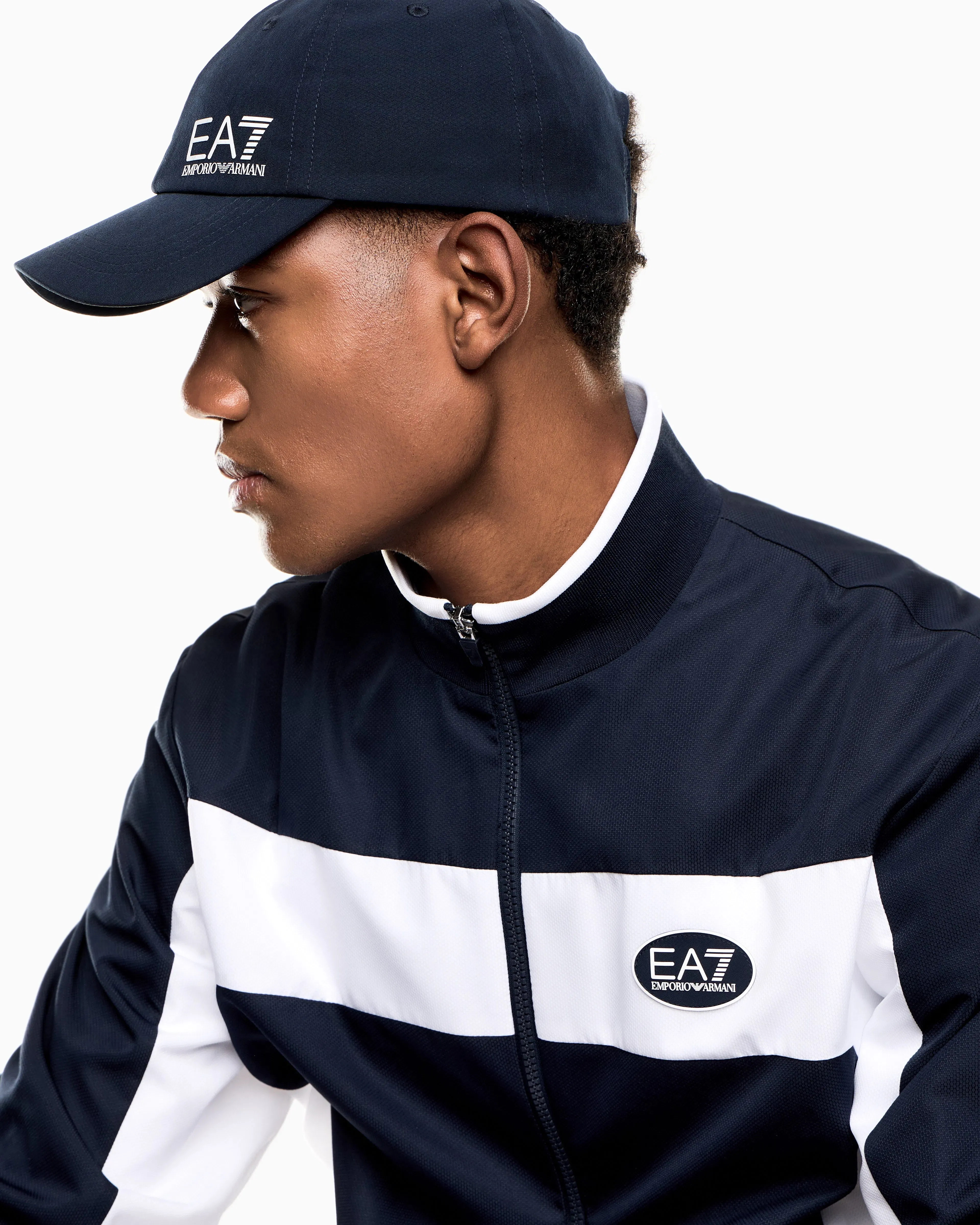 EA7 Baseball hat Tennis Pro in stretch fabric with cotton lining