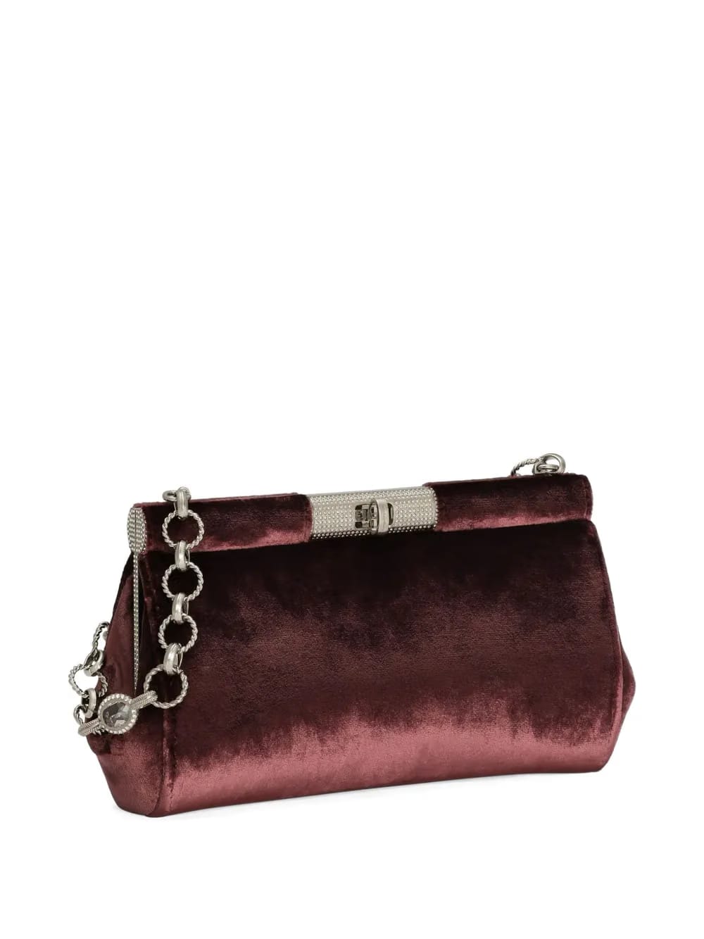 velvet clutch bag