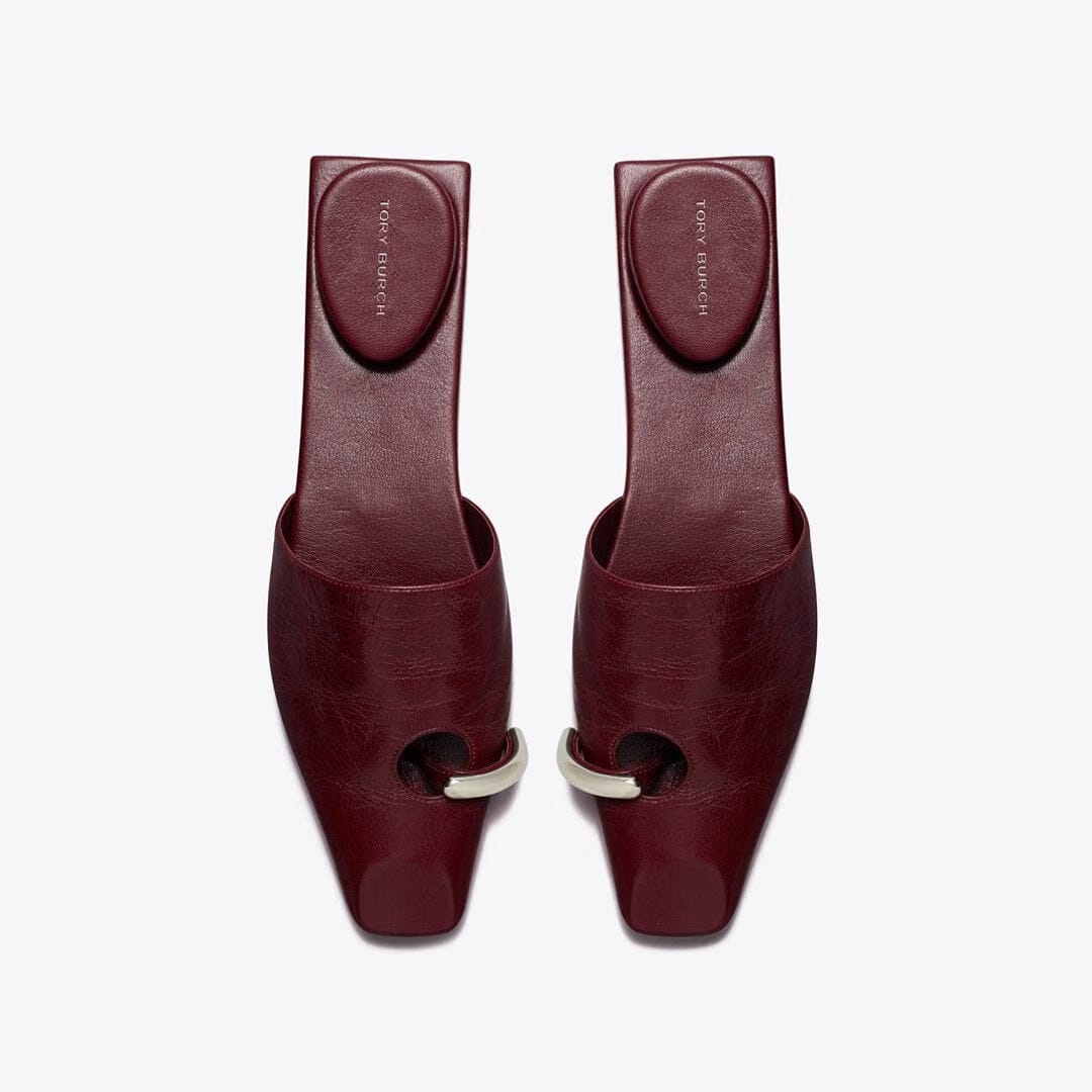 Tory Burch Pierced Mule MERLOT