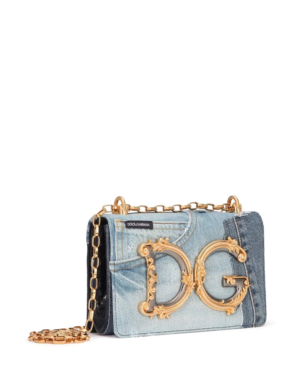 DG Girls patchwork-denim crossbody bag