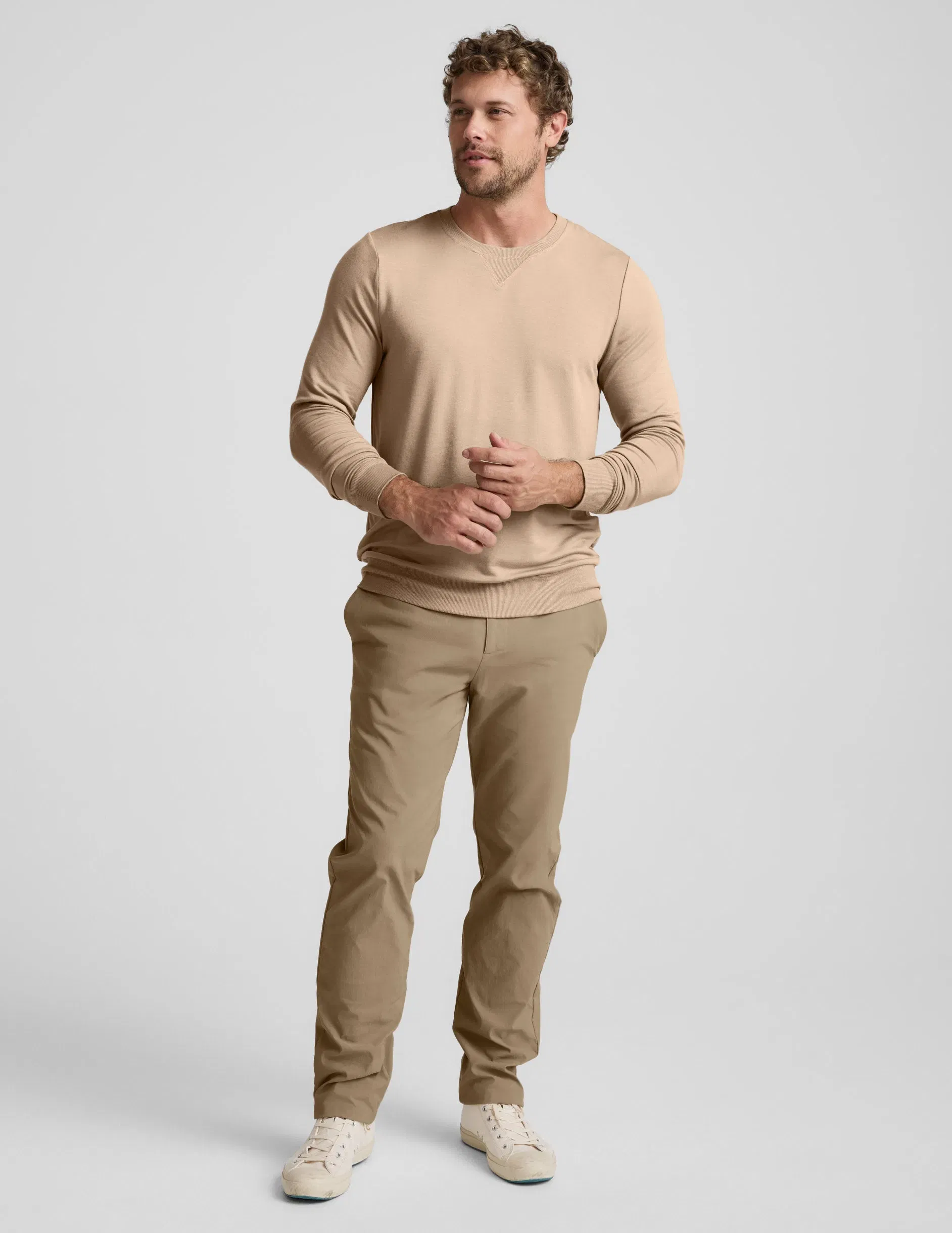 Beyond Yoga Always Beyond Mens Crew Pullover