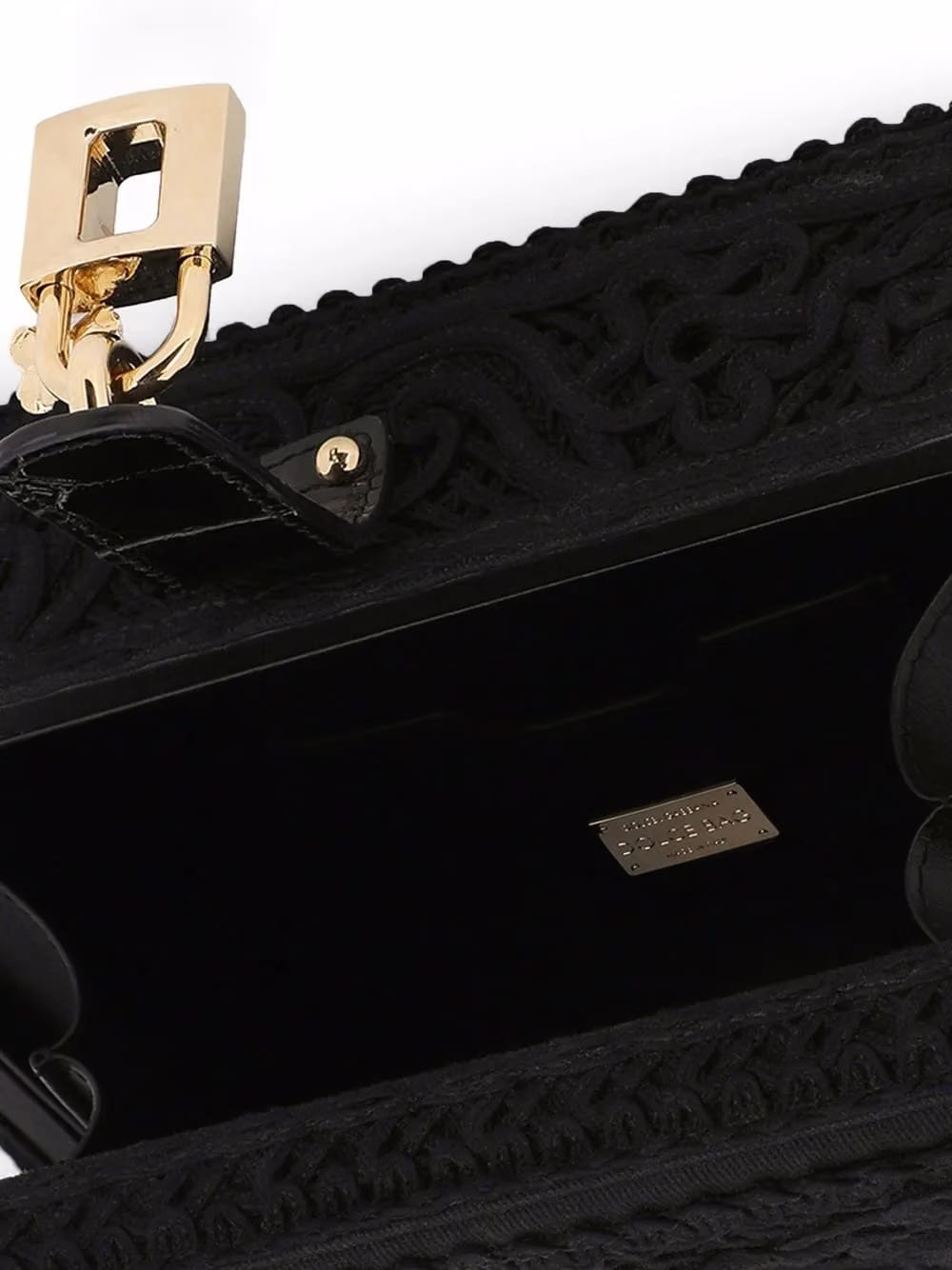Dolce Box cordonetto-detail top-handle bag