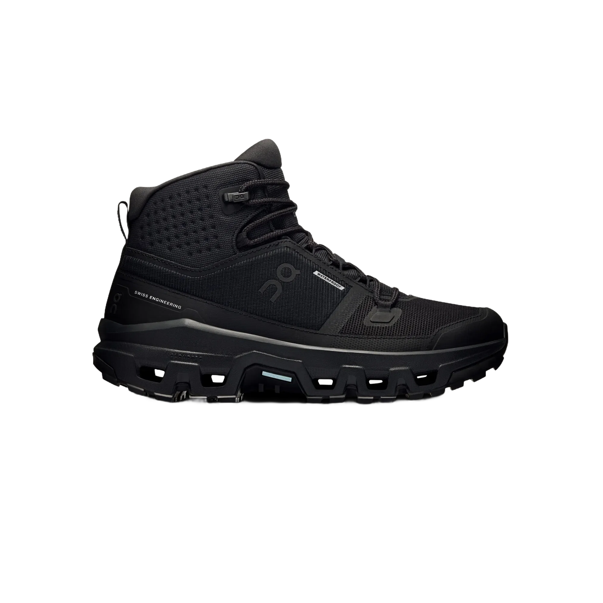 On Cloudrock Mid Waterproof Black Black (Women'S)