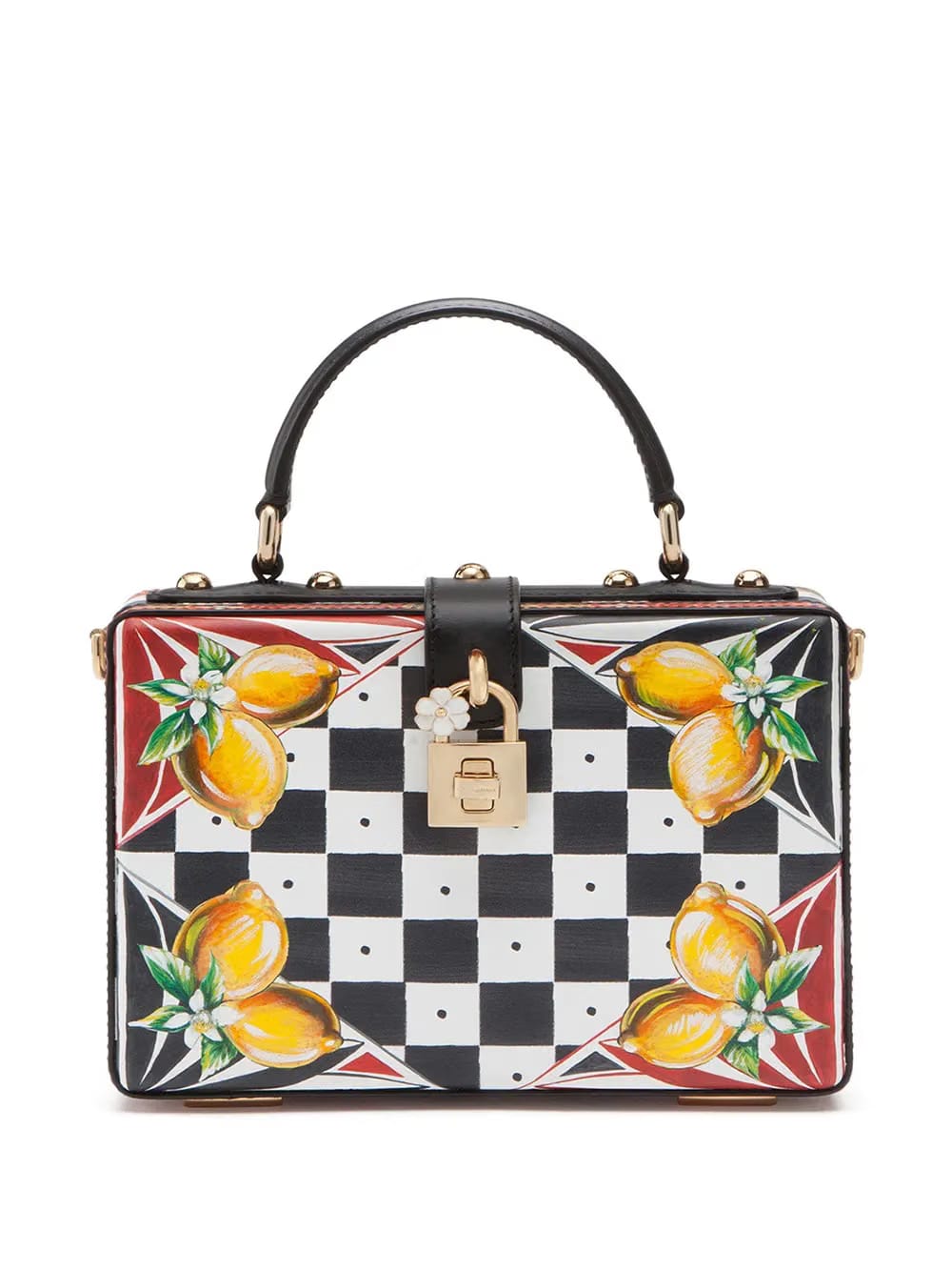 Dolce Box Carretto-print top-handle bag