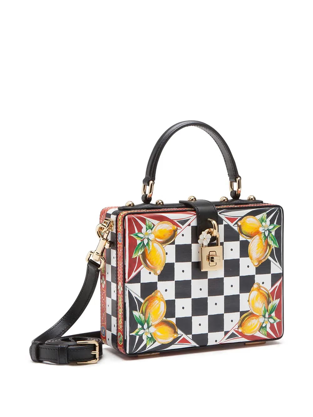 Dolce Box Carretto-print top-handle bag
