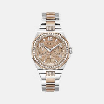 Guess Gt Lady Empire Women Quartz Rose Gold Dial Analog Stainless Steel Gw0777L3