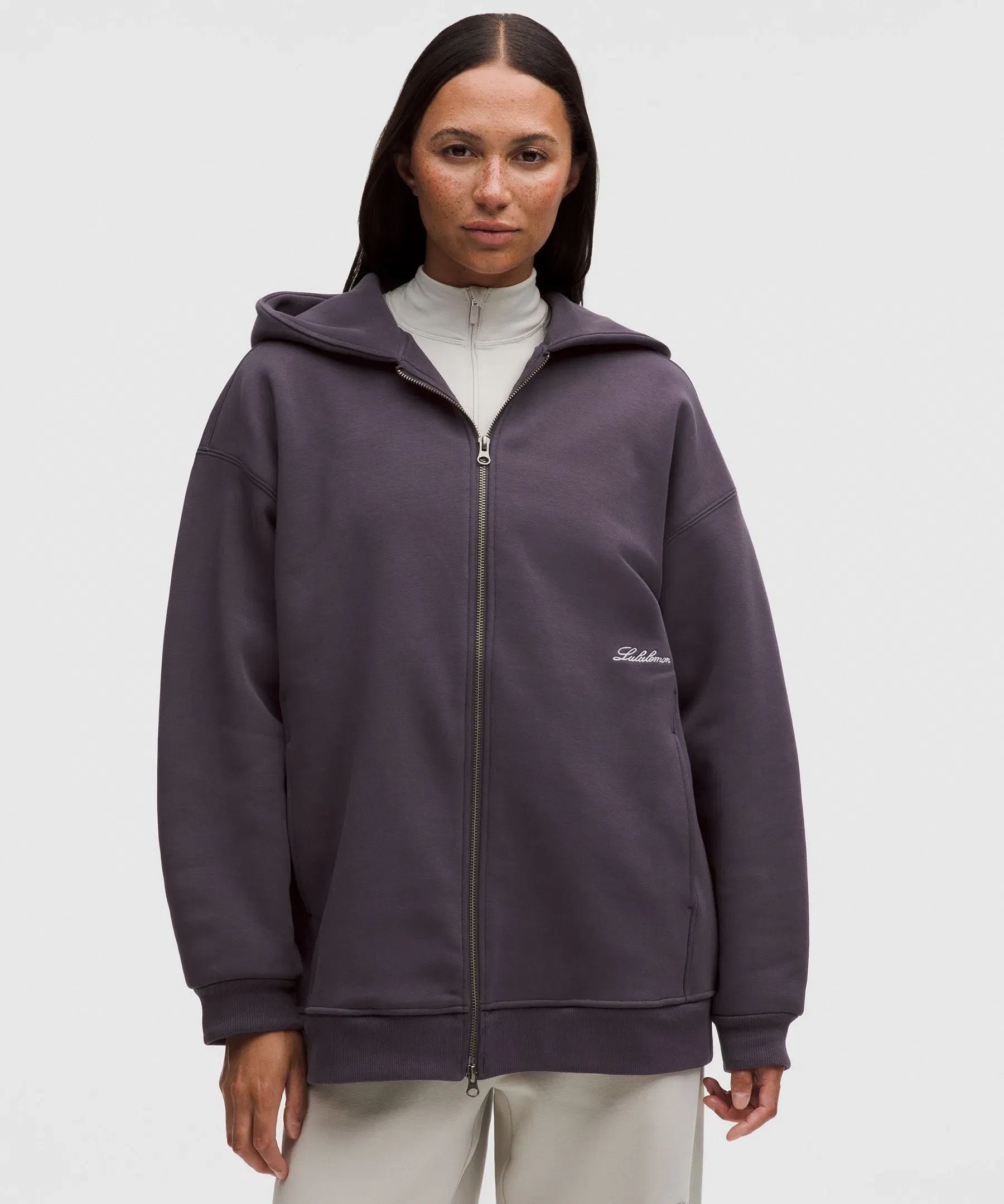 Lululemon Women's Big Cozy Ultra-Oversized Full-Zip Hoodie *Long