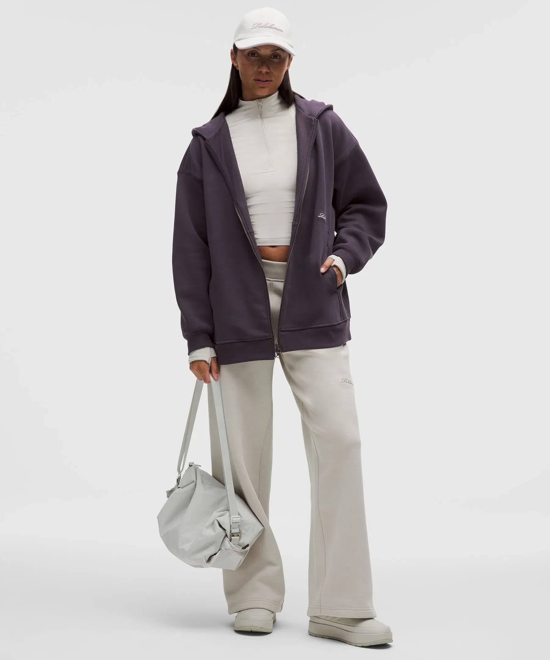 Lululemon Women's Big Cozy Ultra-Oversized Full-Zip Hoodie *Long