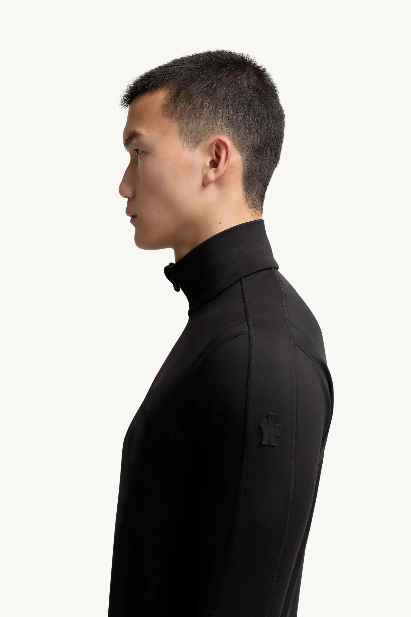 Moncler Polartec® Half-Zip Sweatshirt Black Black