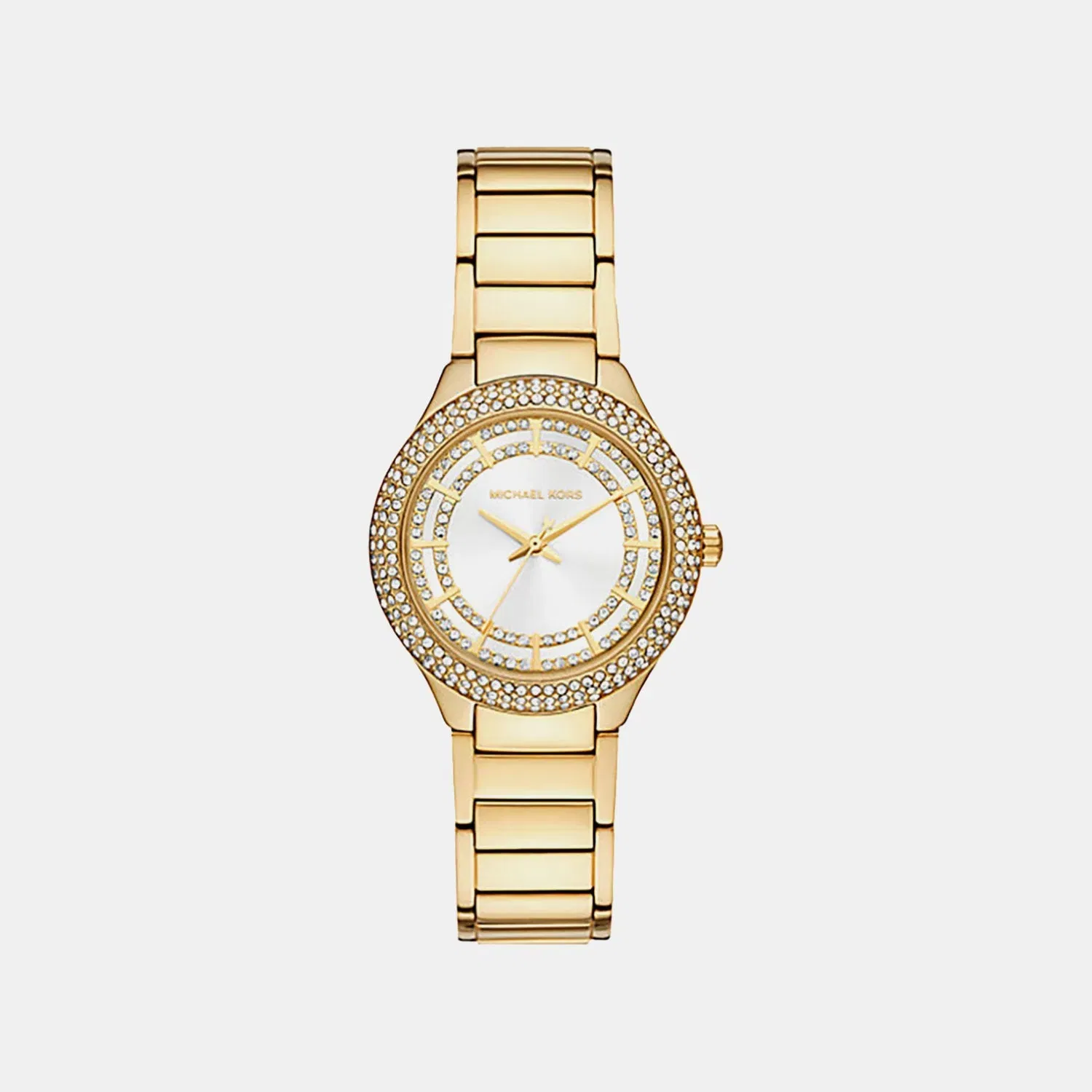 Michael Kors Sylvia Women Quartz White Dial Analog Stainless Steel Watch Mk4941