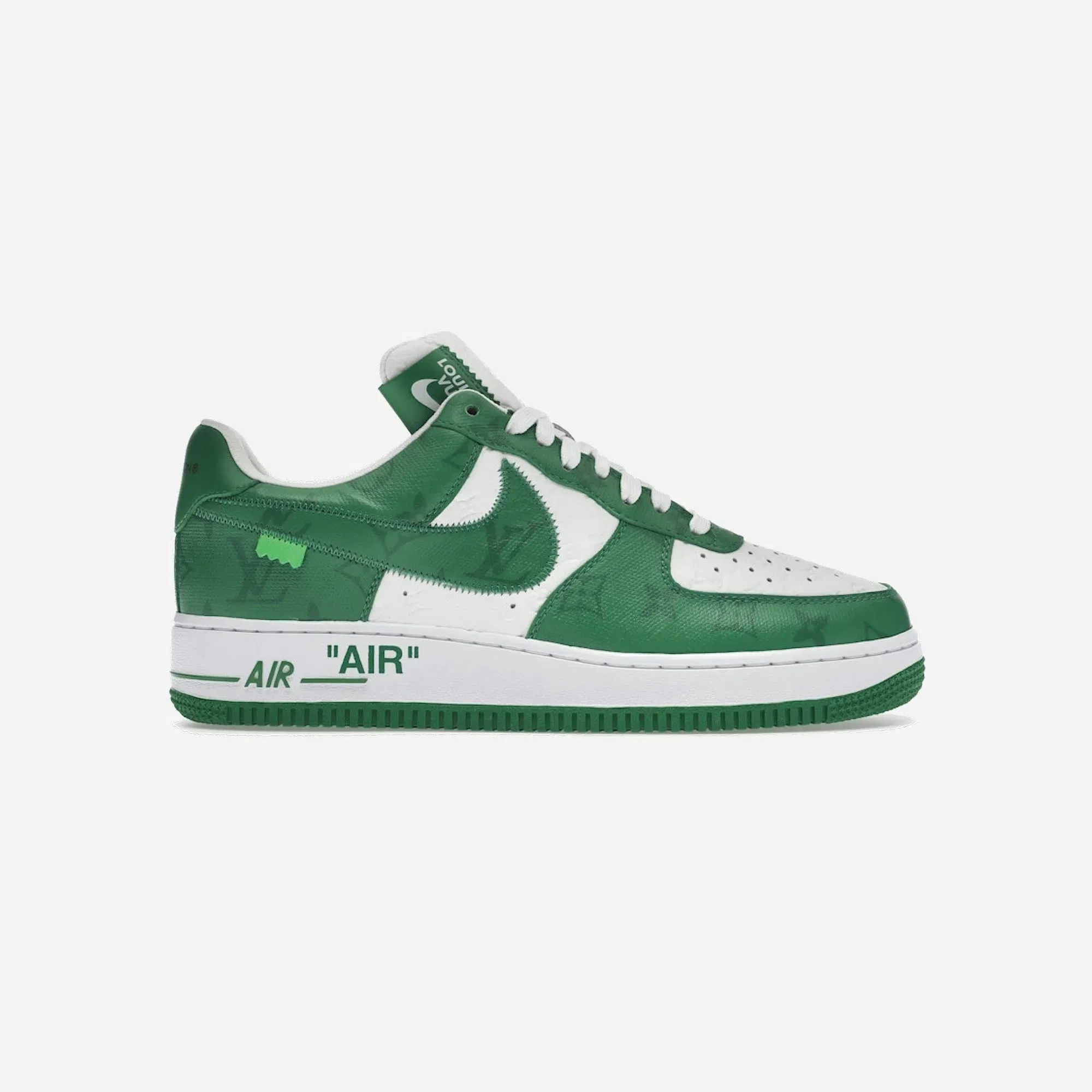 Louis Vuitton Nike Air Force 1 Low By Virgil Abloh White Green