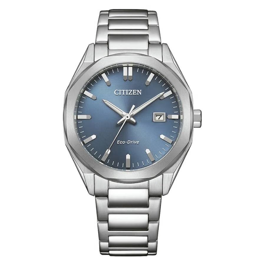 Citizen Octangle Eco-Drive Blue Dial Mens Watch