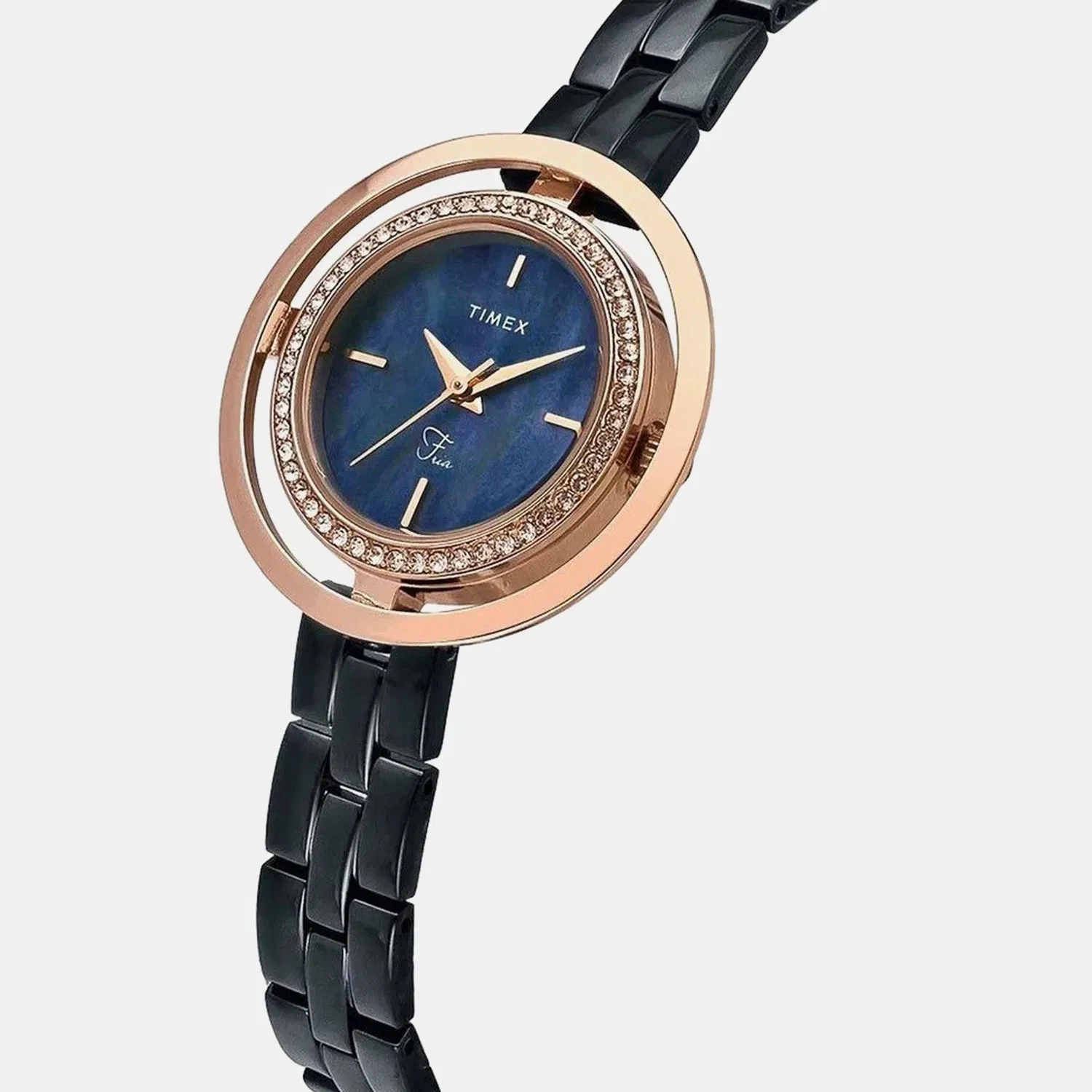 Timex Fria Women Quartz Dial Analog Brass Watch Twel24303