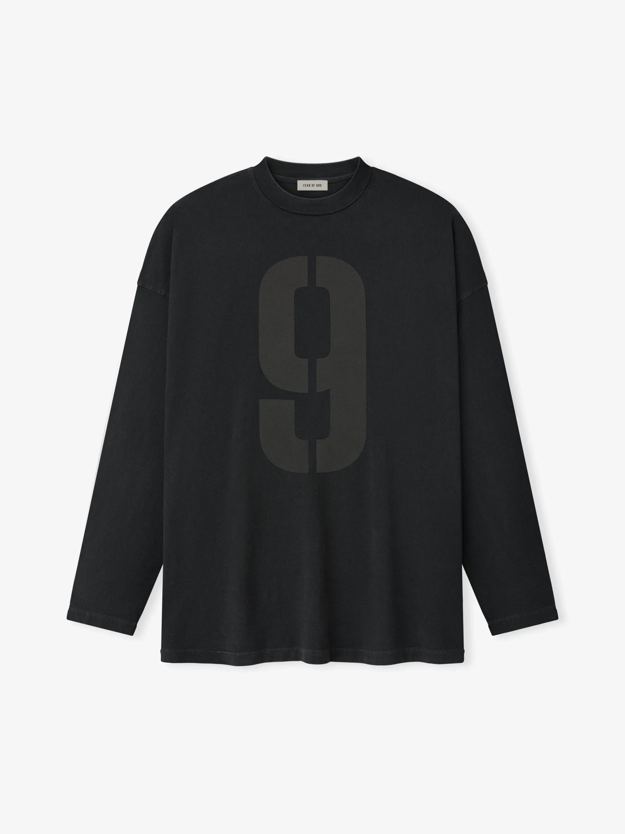 Essentials 9 Long Sleeve Tee Black