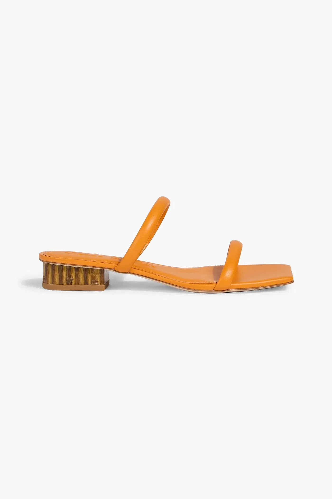 Cult Gaia Liz Leather Sandals Saffron Women's