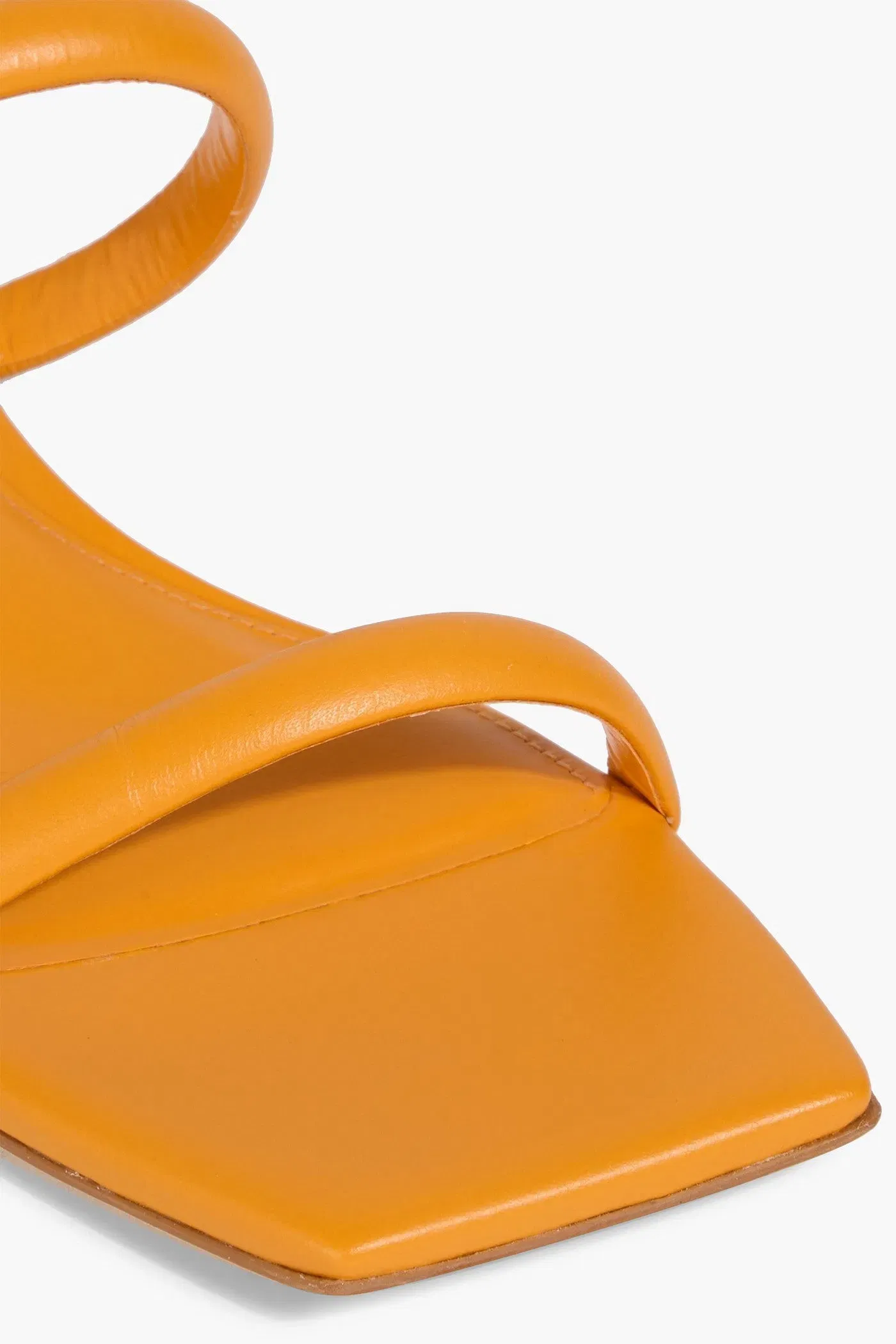 Cult Gaia Liz Leather Sandals Saffron Women's