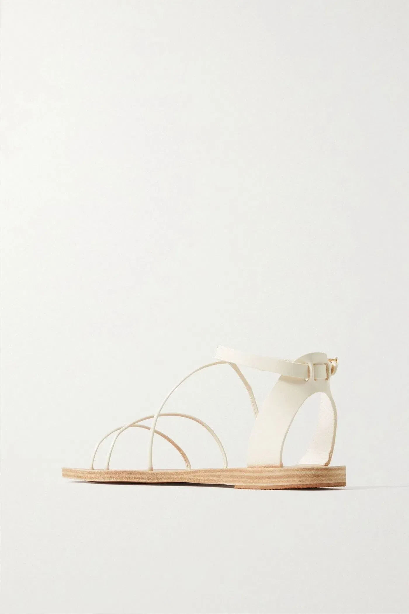 Ancient Greek Sandals Meloivia Leather Sandals Ivory Women's