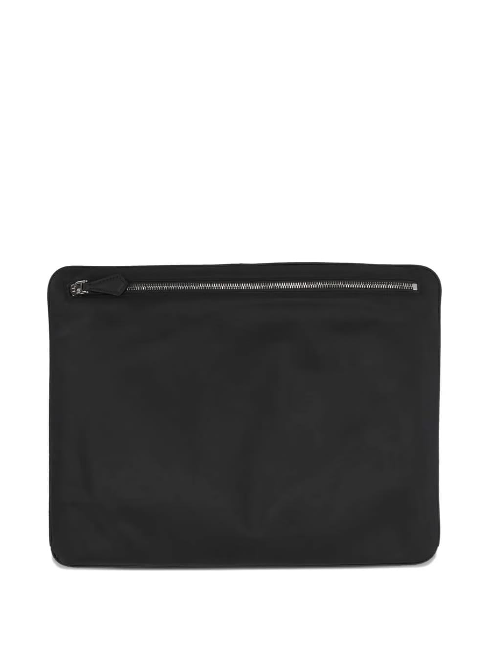 leather-handle zip tote bag