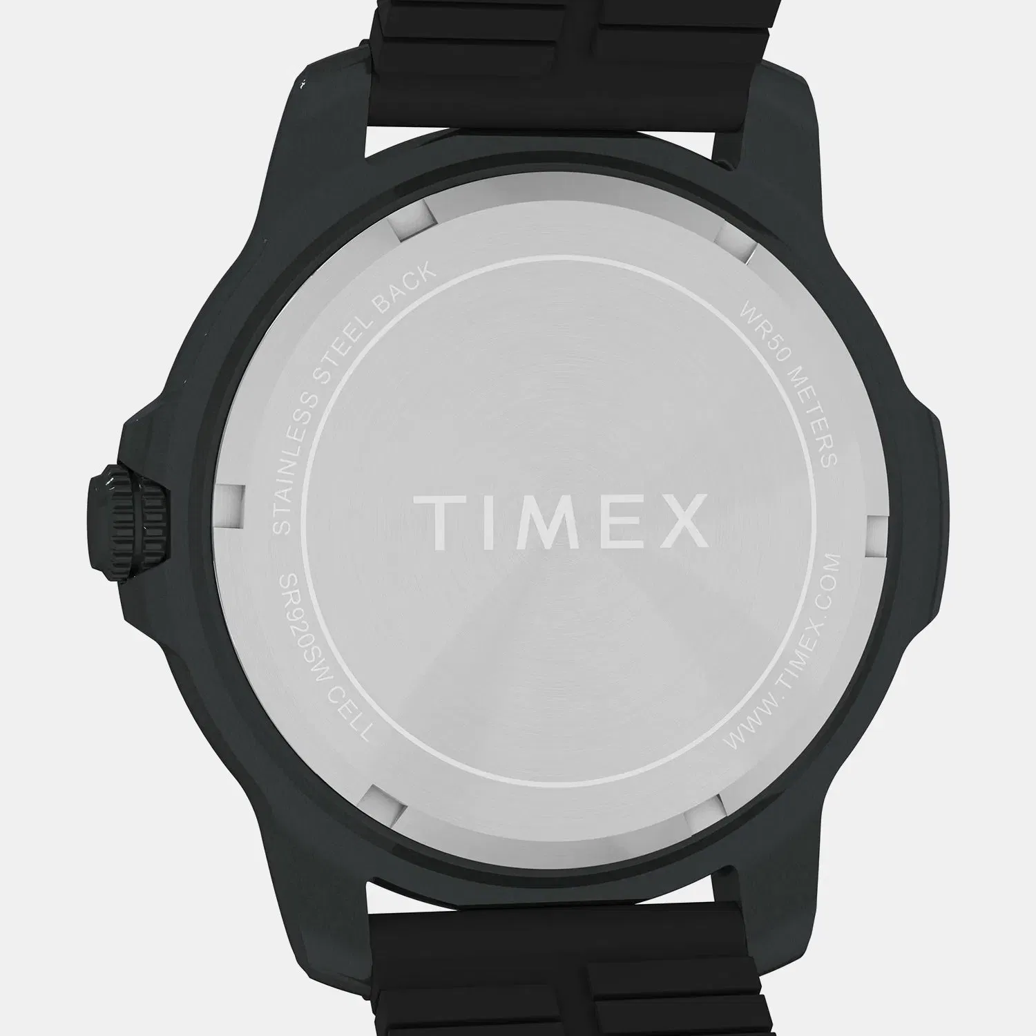 Timex Expedition Timber Men Quartz Black Dial Analog Silicone Watch Tw4B34800Uj