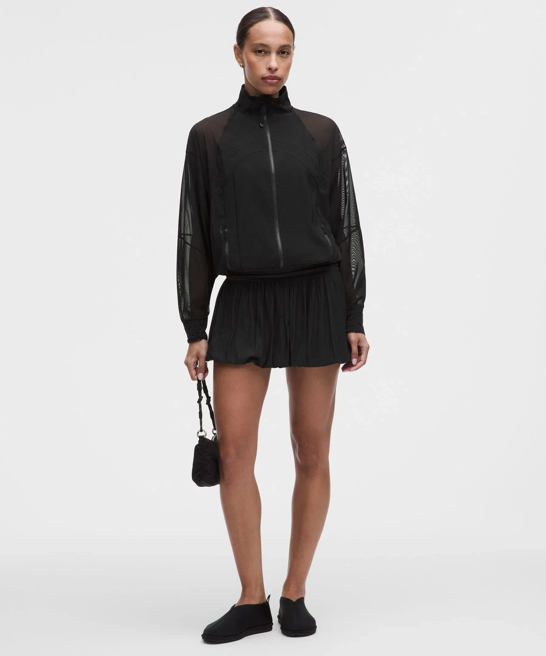 Lululemon 2-in-1 Bubble-Hem Mini Dress