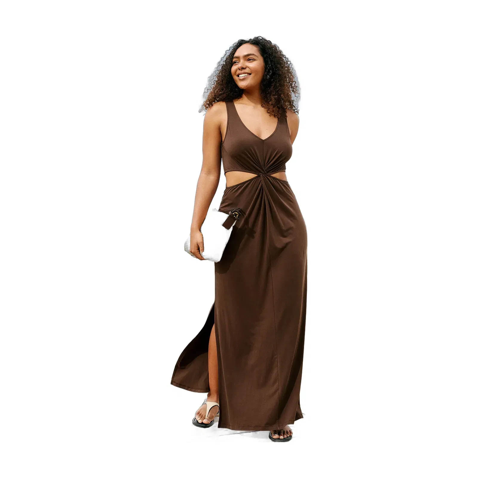 Beyond Yoga Maxi Around The World Front Twist Dress Women's